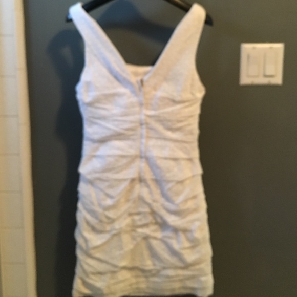 White floral less dress from Express - Picture 3 of 4