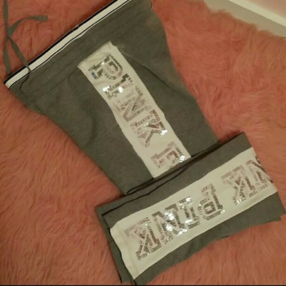 VS Pink new straight leg pant S (NWT)