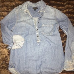 J. Crew long sleeve jean shirt.