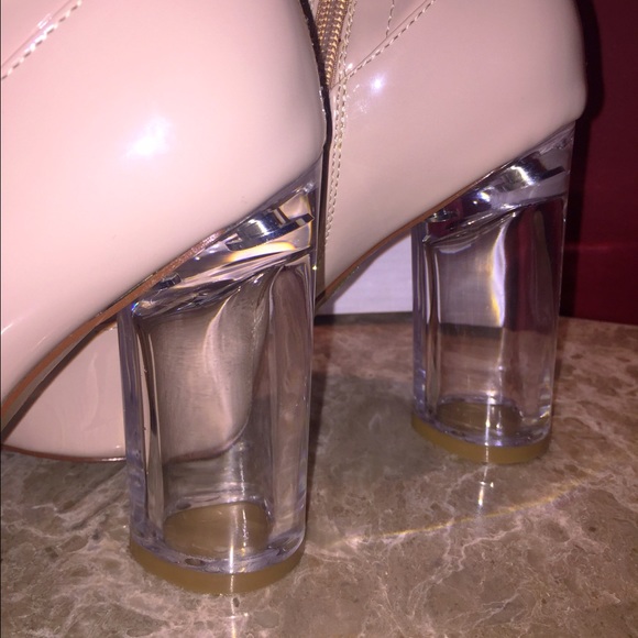 Simmi shiny boots with clear heel✨ - Picture 3 of 4