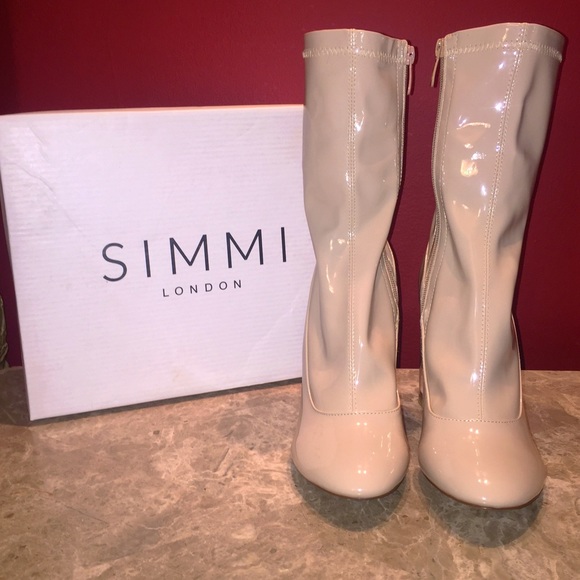 Simmi shiny boots with clear heel✨ - Picture 2 of 4