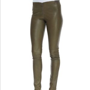 NWT Alice + Olivia lamb leather leggings
