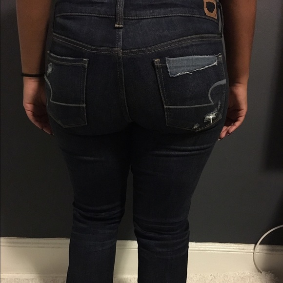 Patch work American eagle jeans - Picture 3 of 4