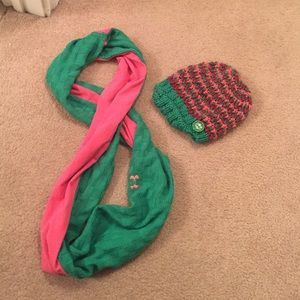 Under Armour Hat and Scarf Set