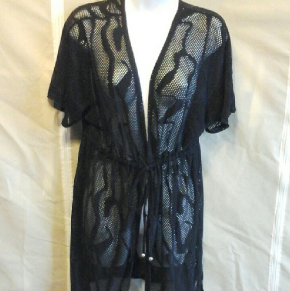 Black see-through  lingerie top