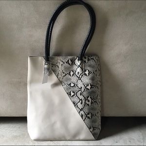 FREE w purchase of $10 or more Snakeskin Tote