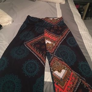 Multi color palazzo pant