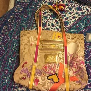 Used Coach Poppy Purse