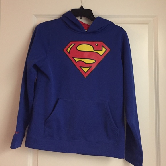 Boys Superman Under Armour sweatshirt