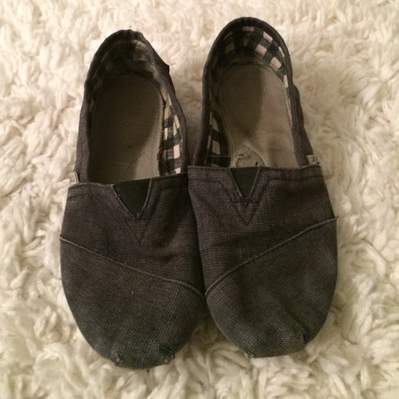 Dark grey denim TOMS