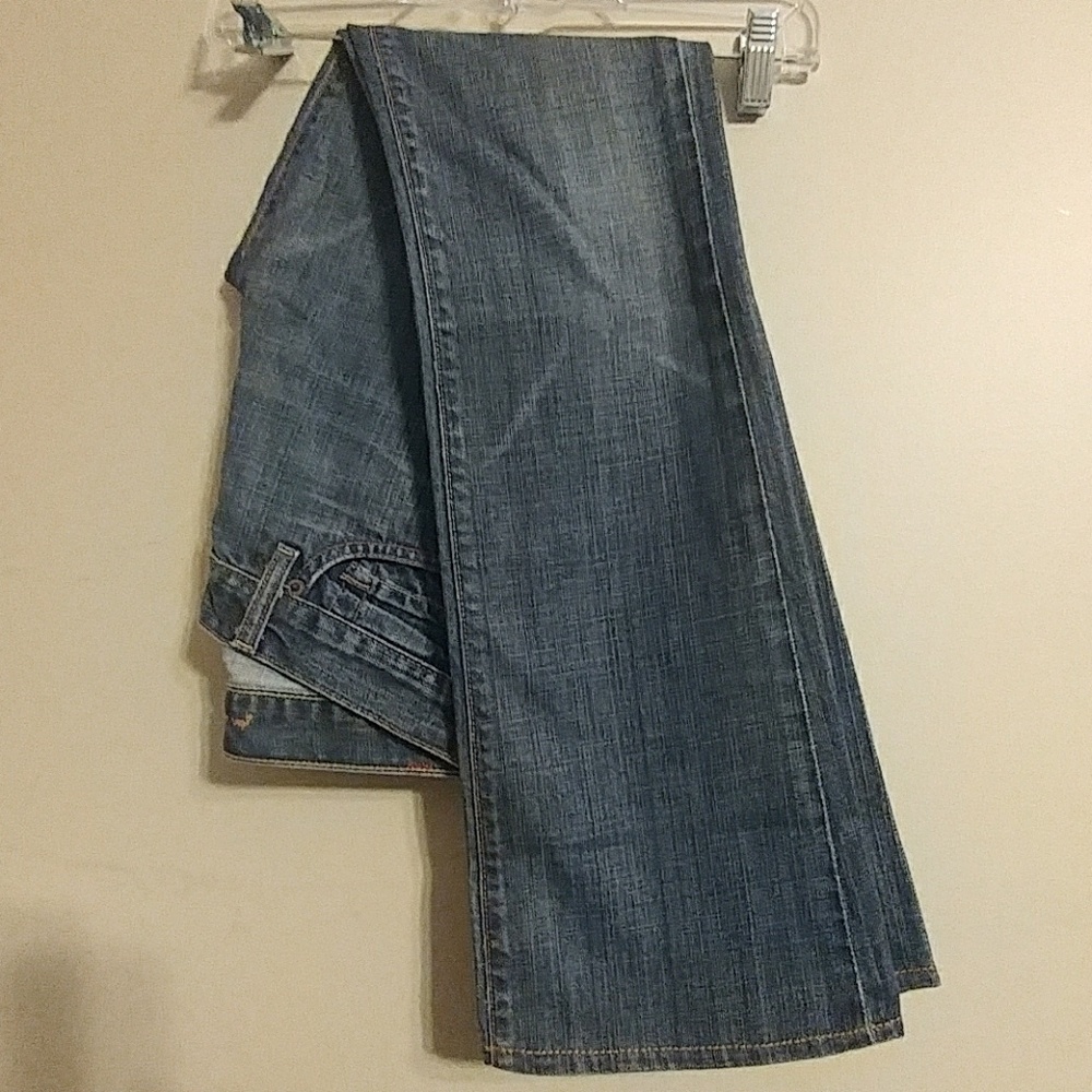 🔥7FAMK🔥 DISTRESSED BOOTCUT JEANS