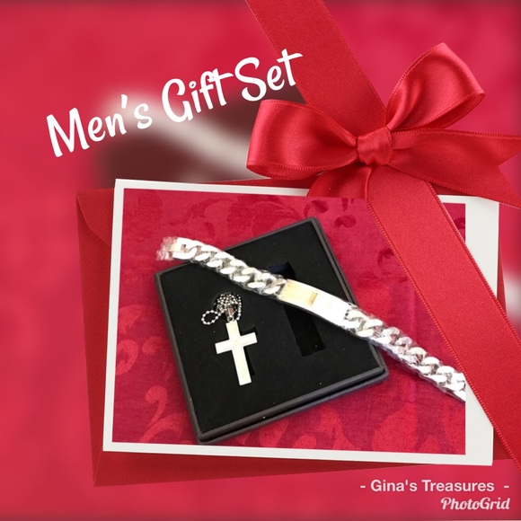 New Men's Necklace & Bracelet set - Picture 5 of 5
