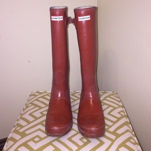 Brick Red Hunter Boots