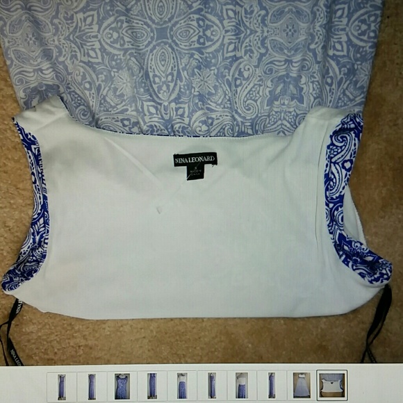 Nina Leonard gorgeous maxi dress. Excellent cond. - Picture 4 of 4