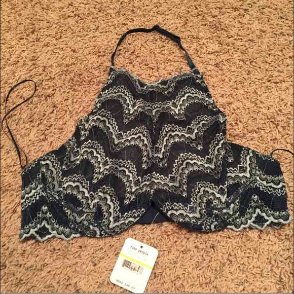 Free People scalloped Venus Rising halter bra - Picture 3 of 4