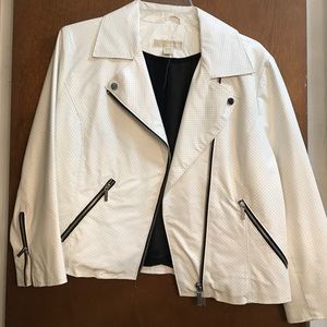 Perforated Leather jacket