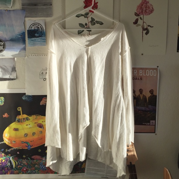 oversized long sleeve top