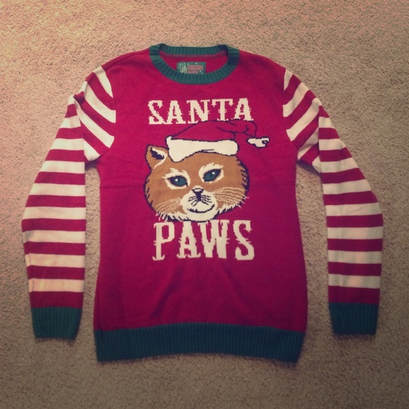 Santa Paws ugly Christmas sweater
