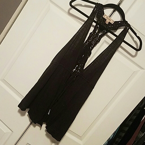 Cute flirty tie vest