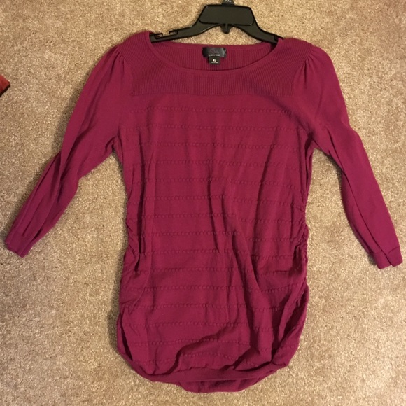 Maternity purple top
