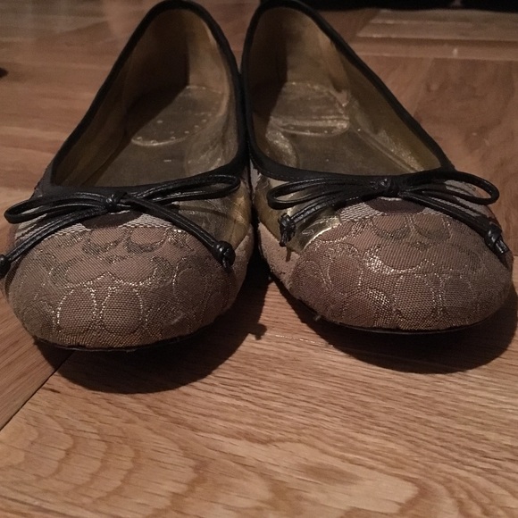 Coach Patterned Flats - Picture 3 of 3