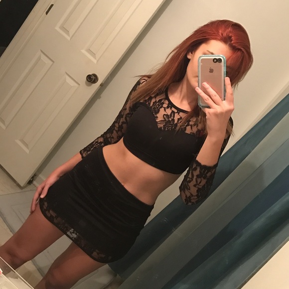 Lace outfit