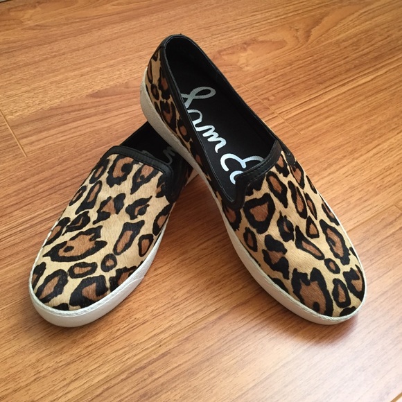 Sam Edelman leopard sneakers