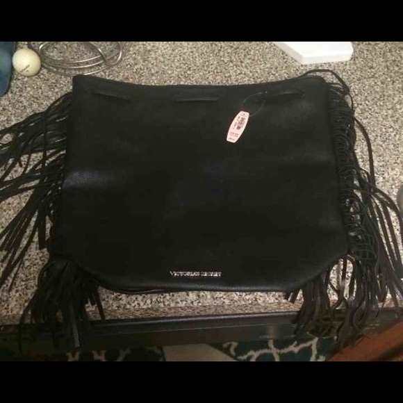 Victoria's Secret Handbags - Victorias Secret Fringe Bag/ Backpack NWT
