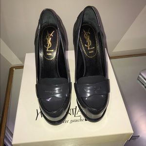 Ysl grey tribtoo sz 35 brand new never worn