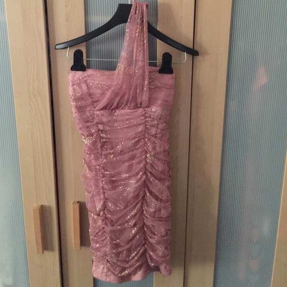 Pink glitter dress size 3