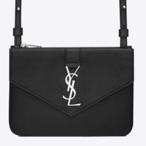 ONE DAY SALE! YSL TriPocket Bag in Black Leather🎁