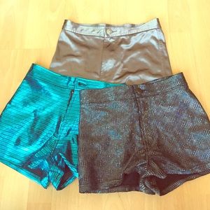 Disco Booty Shorts (Set of 3)