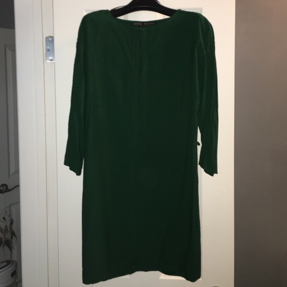 Casual hunter green dress from Zara - Picture 1 of 4