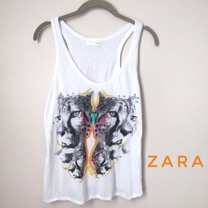 Zara spiked top