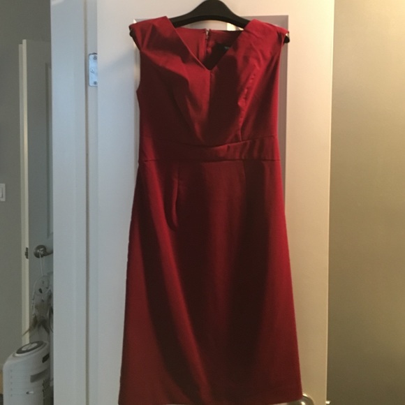 Maroon stretch dress - perfect for work - Picture 1 of 2