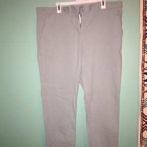 straight leg trousers