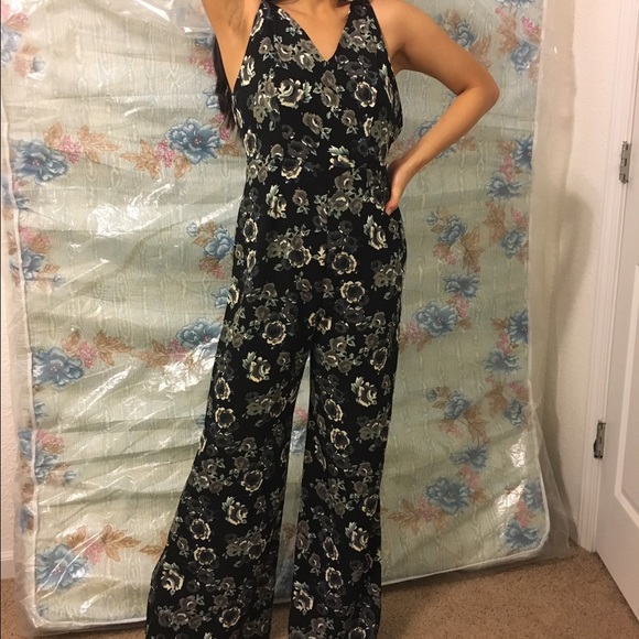 Asos floral jumpsuit