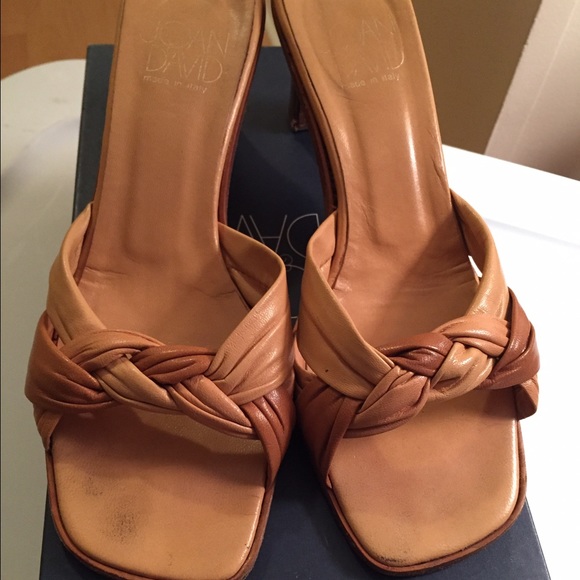 Joan & David shoes in camel color