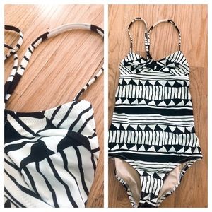 Sexy Madewell Tribal Print One Piece Swimsuit