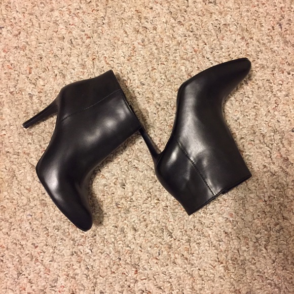 Black High Heel Booties