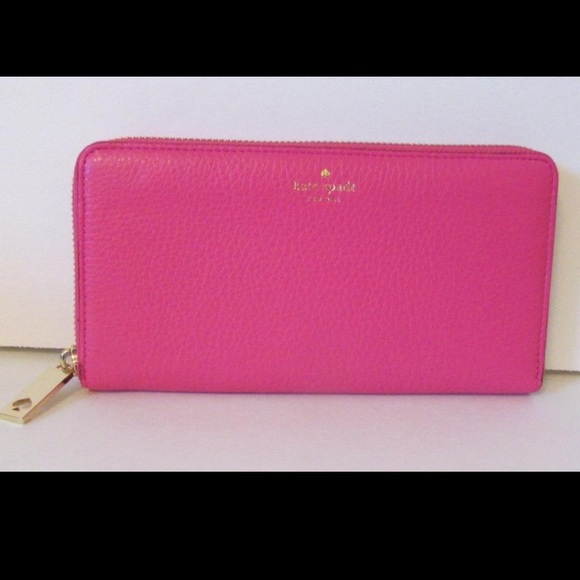 Kate Spade Neda Grey Street Pink Wallet