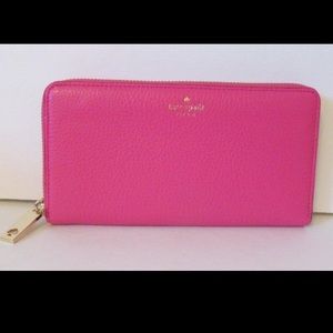 Kate Spade Neda Grey Street Pink Wallet