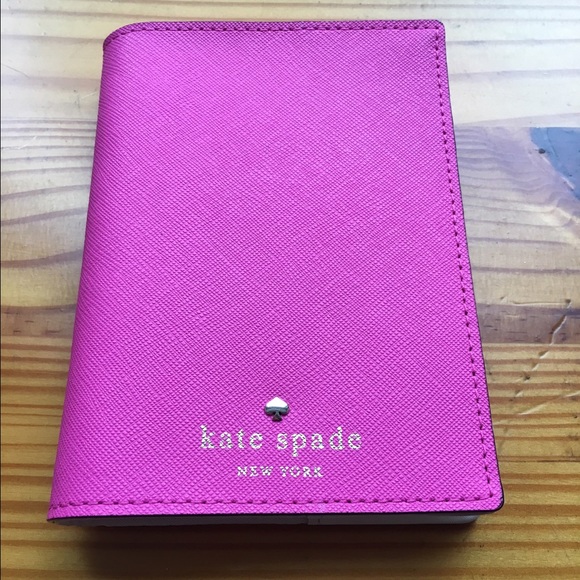 NWT Kate Spade Mikas Pond Passport Holder - Pink