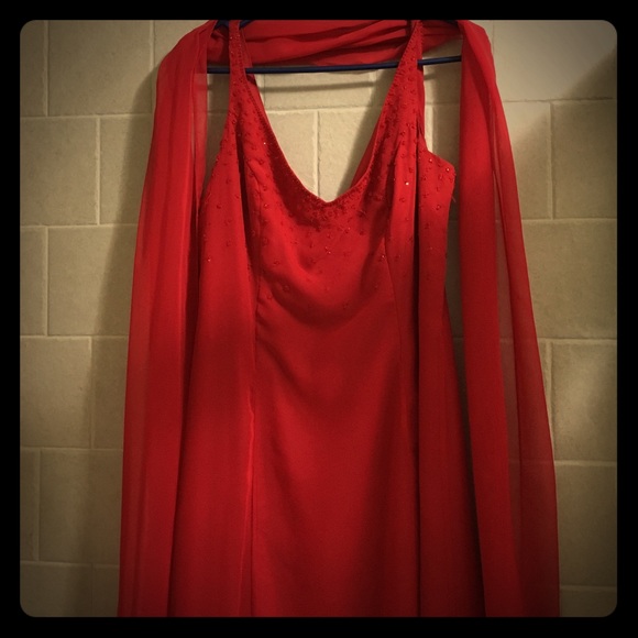 Women's Red Dress