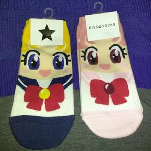 Sailor Moon and Chibi Moon socks!