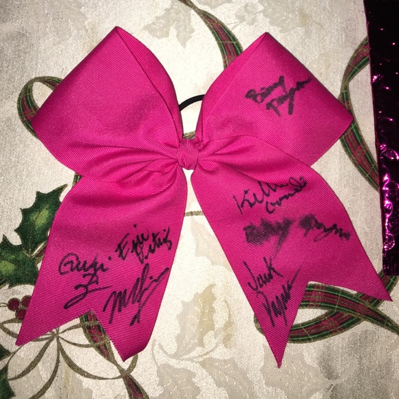 Autographed Cheer Bow