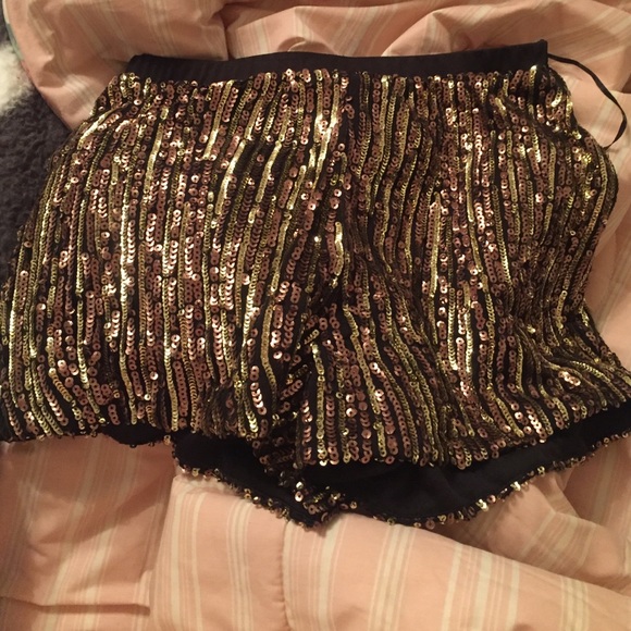 Nasty Gal sequin shorts
