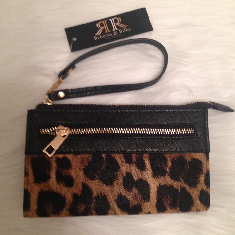 🌹REBECCA & RIFCA- BLACK/ BROWN/ LEOPARD-WRISTLET