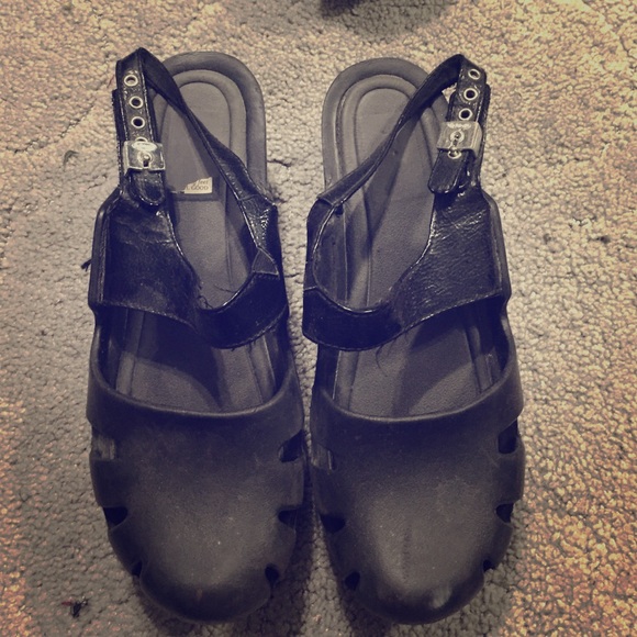 Black Dr. Scholl's Clog Size 9