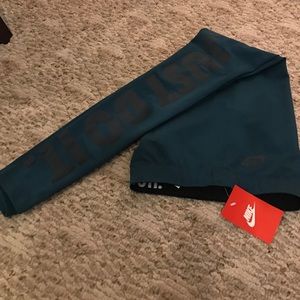 Turquoise Nike Leggings